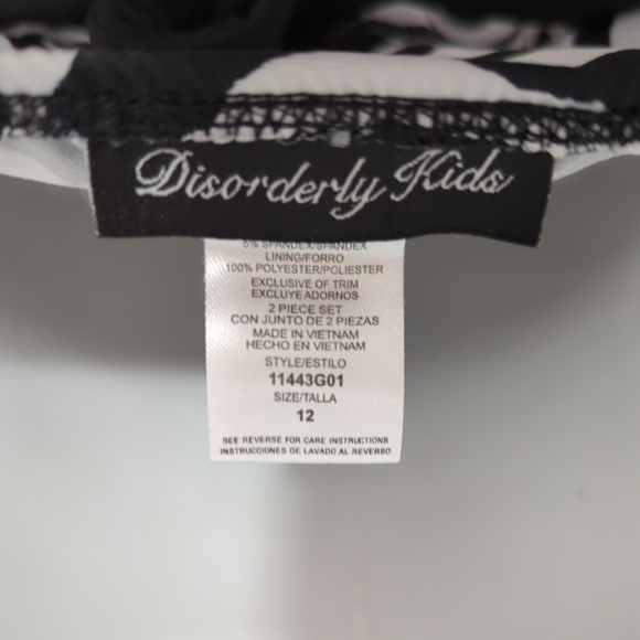 Womens V-Neck Halter Top Black/ White Zebra Design Belted Size 12 - Picture 6 of 16